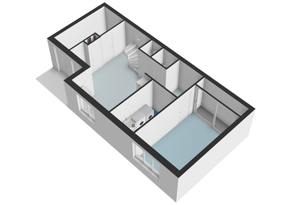 Floorplan - Roeselarestraat 27, 1066 SX Amsterdam
